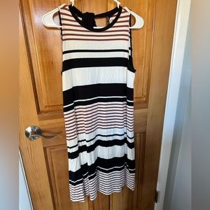 Loft Tank Swing Dress with Tie Back